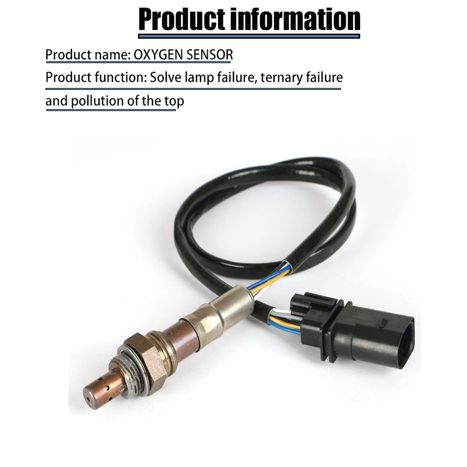 Sensor de oxigênio com sonda lambda frontal de 5 fios NGK1880 036906262 T para VW Polo Stufenheck Skoda Fabia IBIZA Assento CORDOBA 036 906 262T