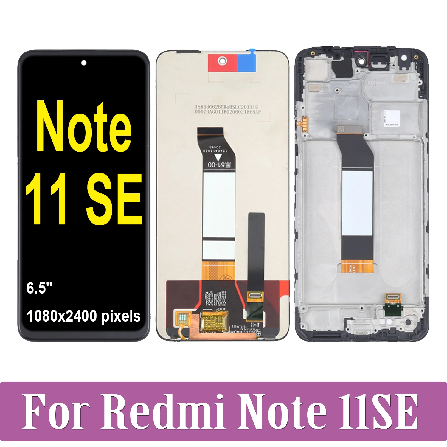 

6.5'' Original For Xiaomi Redmi Note 11SE 11 SE LCD Display Touch Screen Digitizer Assembly For Redmi Note11SE LCD Replacement