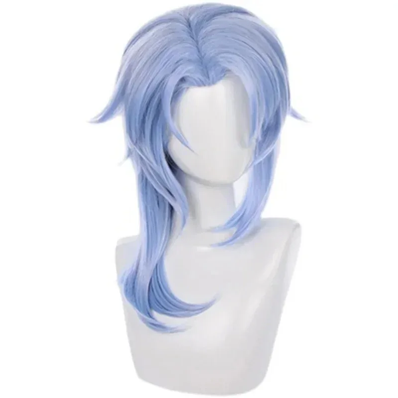 

Simulation Scalp Genshin Impact Kamisato Ayato Cosplay Costume Wig Synthetic Ayaka Brother Ayato Wigs