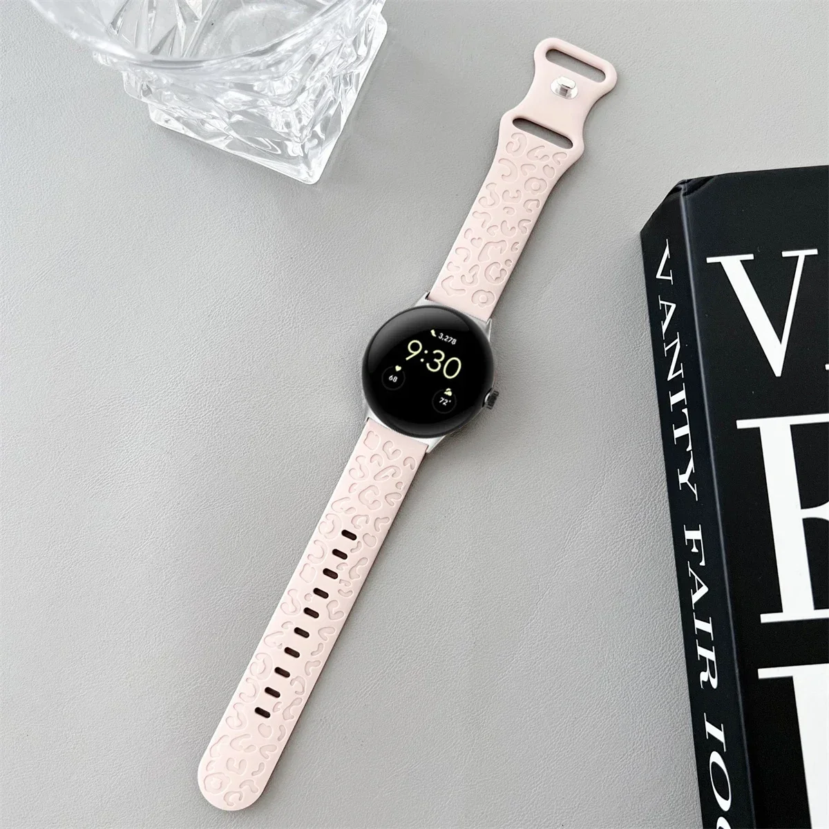 Engraved Silicone strap For Google Pixel 1 2 3 41mm Sport Wristband Bracelet Correa Accessories Belt for Pixel Watch 3 45mm Band