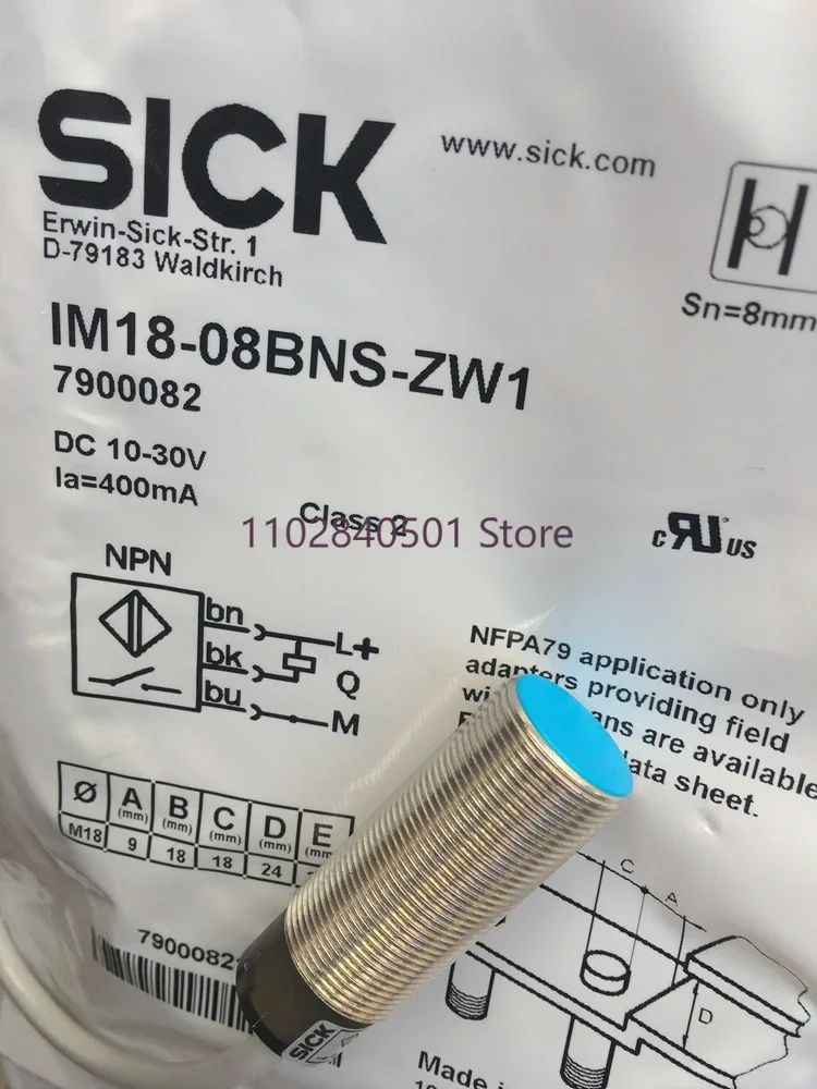 

New sensor SICK proximity sensor IM18-08BNS-ZW1 IM18-08NNS-ZW1