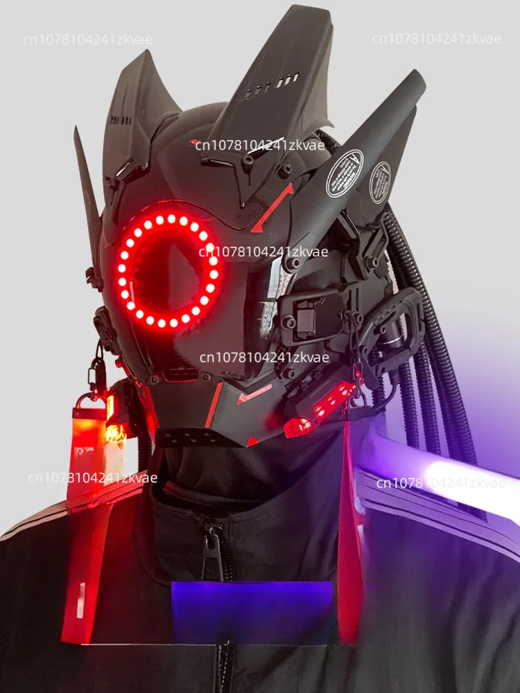 Mask Mechanical Helmet Luminous Mask Functional Wind Technology Sense