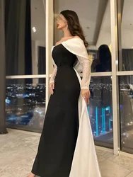 Customized Sexy Jersey Pleat A-line Off-the-shoulder Midi Dresses Evening Dresses Classic Exquisite Modern Style Pastrol  Chines