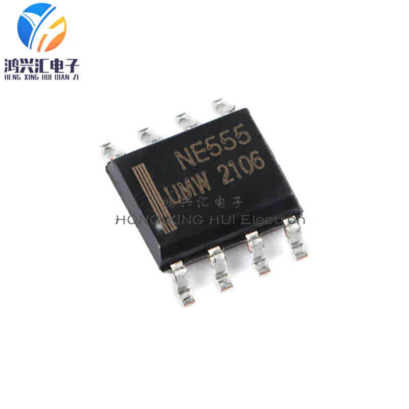 (10pcs) Original genuine UMW NE555DR SOP-8 SMD precision timer chip