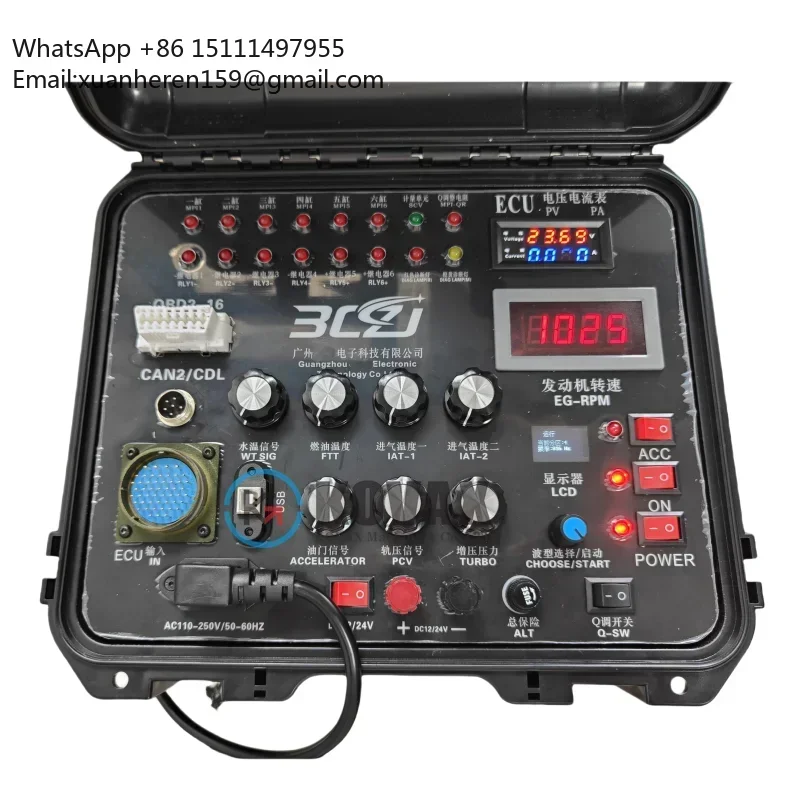 Diesel Engine ECU Test Bench Sensor Signal Simulation Tool for C7 C9  Detects CEU for Excavator