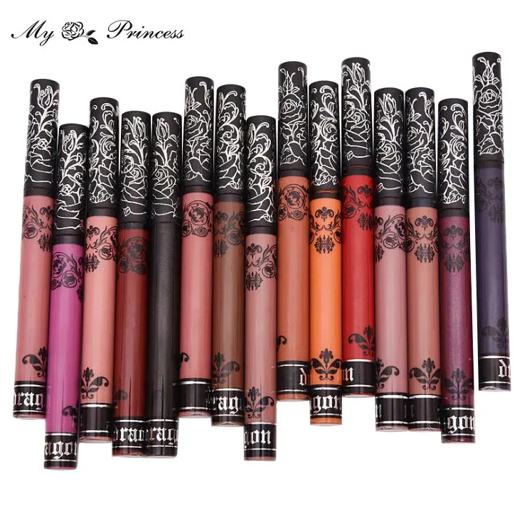 15 Colors Lip Gloss New Lipstick Matte Lip Tint Make Up Lip Kit Colorful Sexy Fashion Lips Makeup Essential Cosmetics