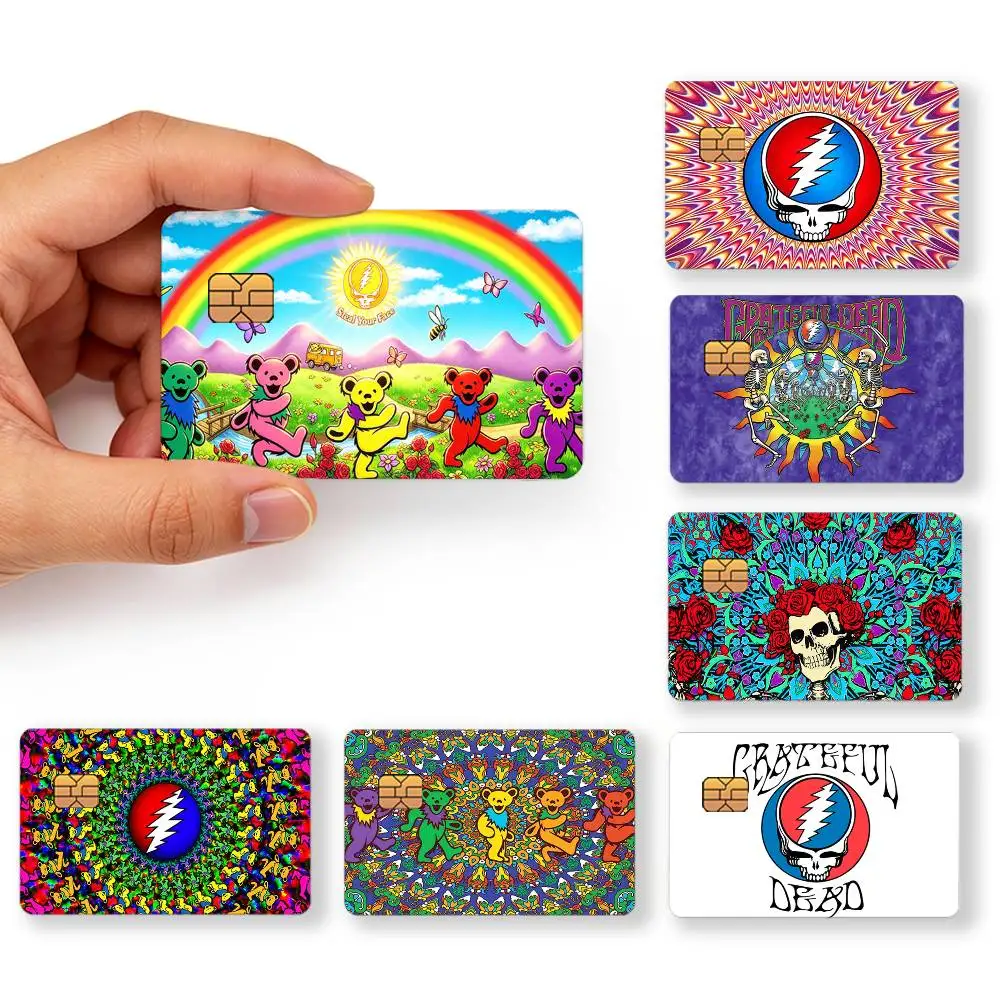 Band G-Grateful D-Dead-D Hot Sale Decor Exquisite Card Sticker For Debit Credit Bank Cards Skin Cover Gift Student