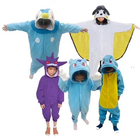 Kinder Cosplay Kostüm Kleidung Kinder Onesies Kigurumi Ganzkörper Nachtwäsche Ganze Pyjamas Jungen Kostüm Halloween Weihnachten Geschenk