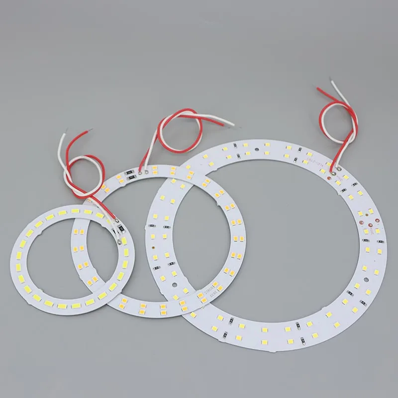 10w 12w LED ring Chip Bead Lights wire lead 5V Board Bulb Light Source Dia 78mm 112mm warm White Lamp 3000K or 6000K