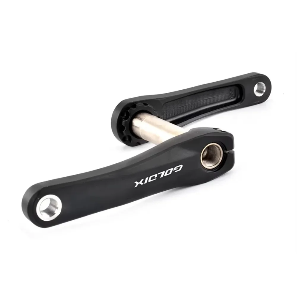 GOLDIX Ultraleichte MTB-Fahrradkurbelgarnitur Kinderfahrradkurbel 110/127/140/150/155/160mm Schwarz 28T-36T 7-10-Gang Fahrradteile – Detail 7