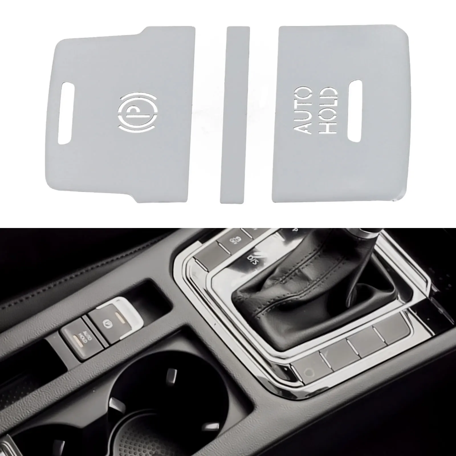 Auto Hold P Switch Button Sticker Cover for Golf 7 7 5 MK7 2015 2019 Featuring Aluminum Alloy Material for Long Term Use