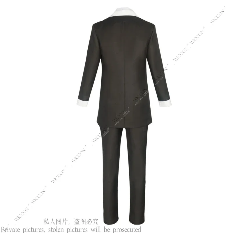 Husk Halloween Cosplay Costume Uniform Party Cosplay Costume Black Outfits With Hat Ears Eyebrows Prop Husk Hasbin Doll Set