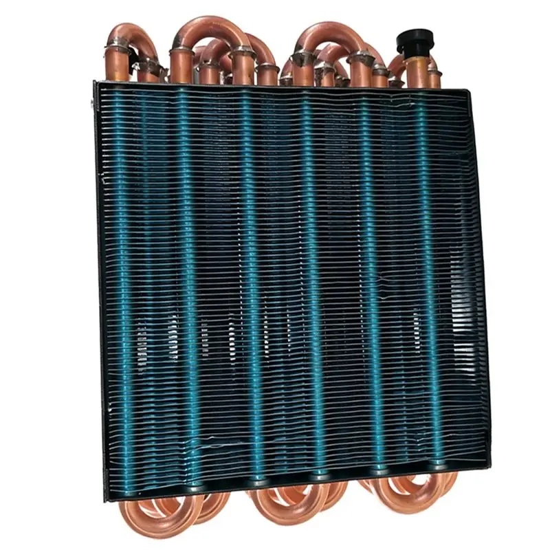 WHYY-Condenser Small Shell Condenser Radiator Refrigerator Copper Tube For 120 Fan