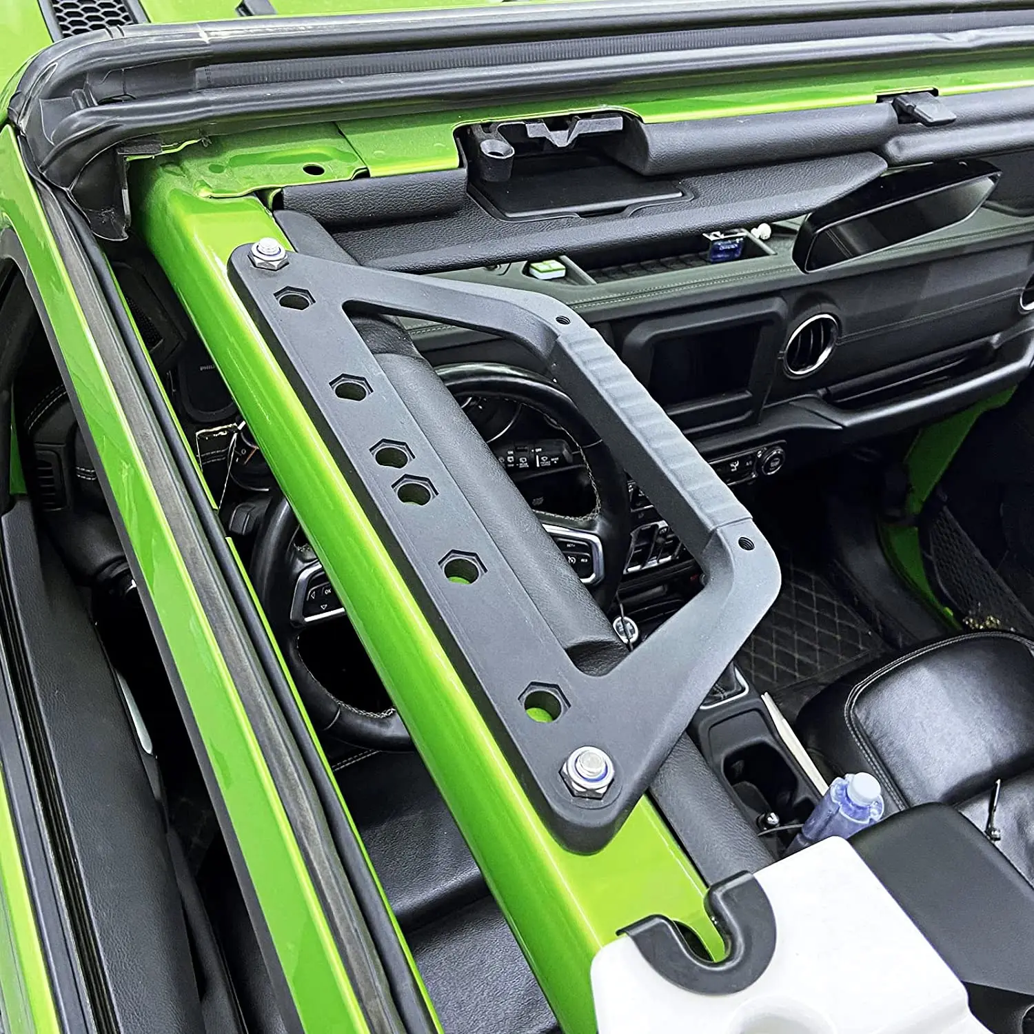 1 Set Aluminum Alloy Car Roof Hard Top Grab Handle Accessories For Jeep Gladiator JT Wrangler JL 2018 2019 2020 2021 2022+