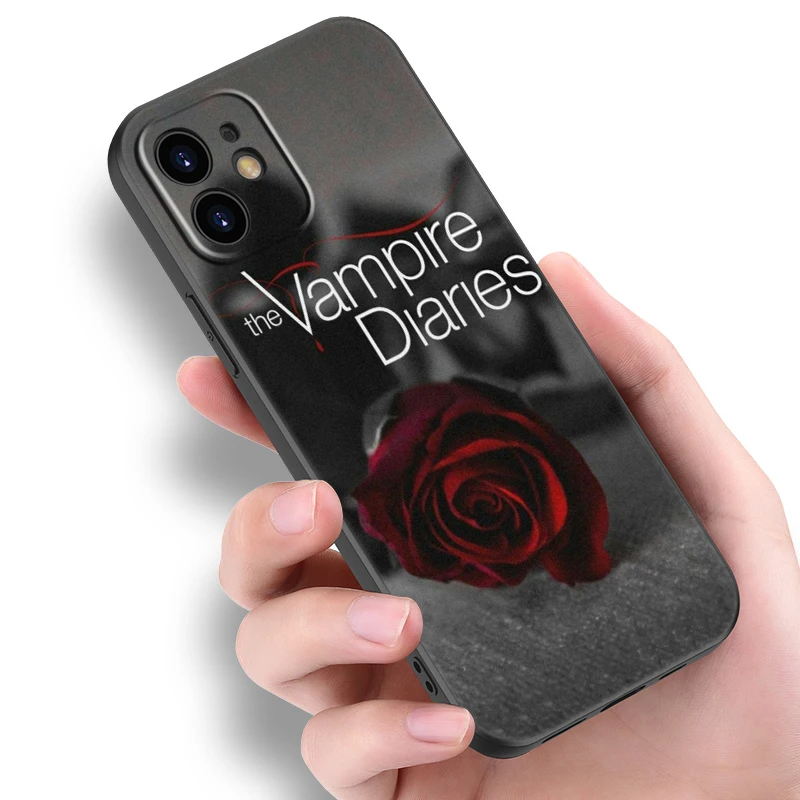 The Vampire Diaries Black Phone Case For Apple iPhone 15 Pro Max 14 13 12 Pro Max Mini 11 Pro 7 8 Plus XR X XS SE 2020 2022