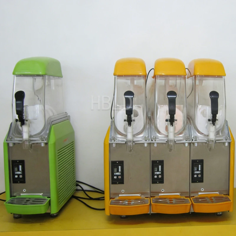 Commercial Double Cylinder Beverage Snow Melting Ice Cream Making Machine for Business Use Ice Cream Maker