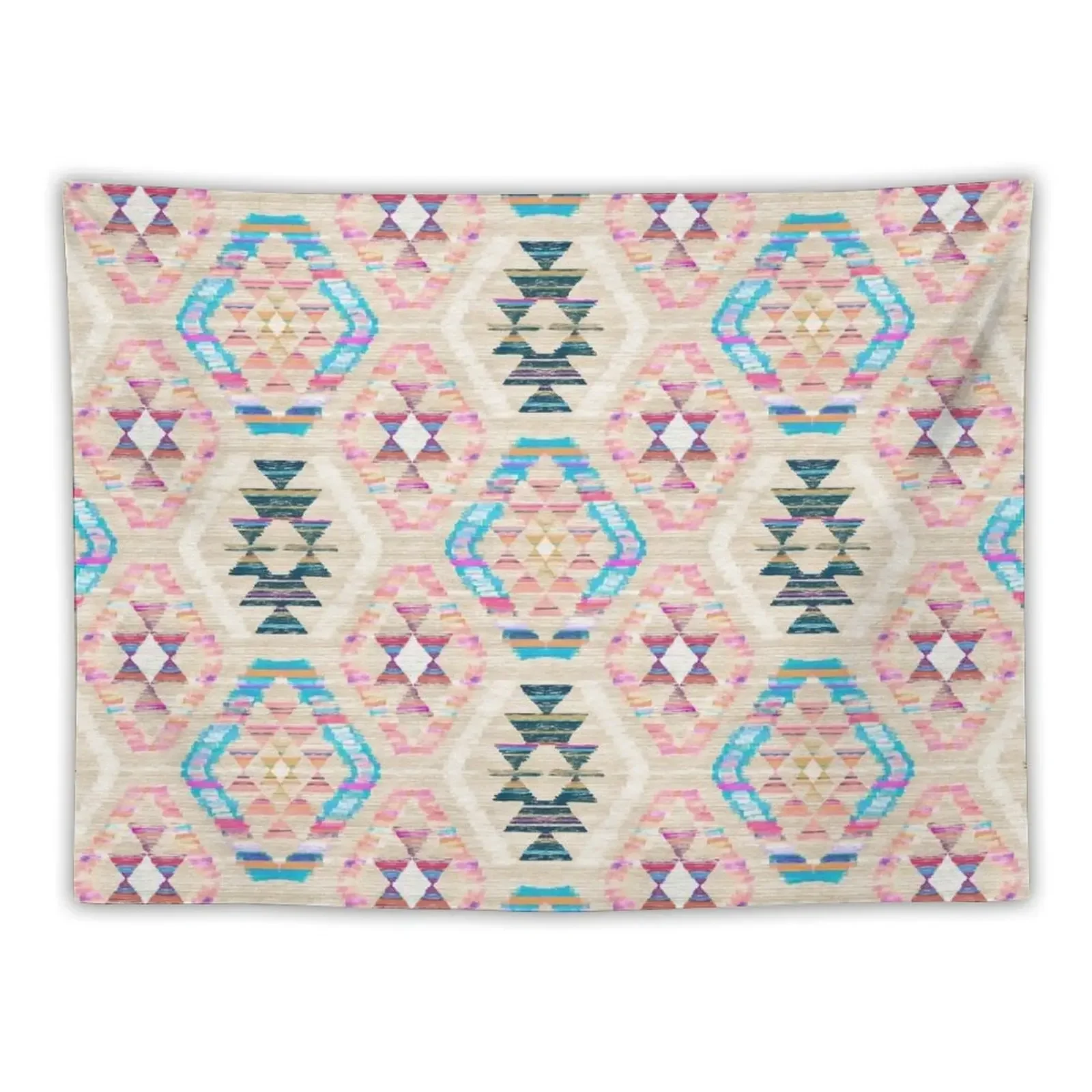 Woven Textured Pastel Kilim Pattern Tapestry Outdoor Decor Things To Decorate The Room Tapestry