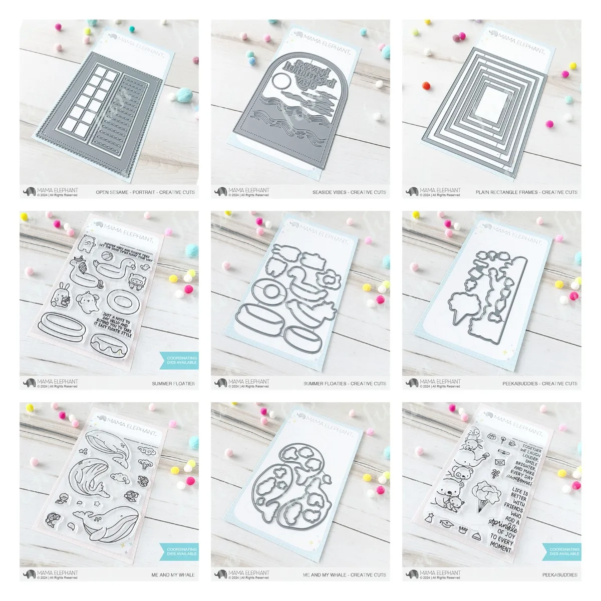 Marcos rectangulares y bordes para álbum de recortes, troqueles de decoración, manualidades, sellos transparentes en relieve, álbum de recortes DIY, diario, tarjeta de felicitación