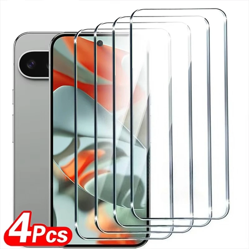 

4Pcs HD Tempered Glass For Google Pixel 10 Pro XL Screen Protector For Google Pixel 9 Pro XL 8 8 P ro 9 10 Pro Clear Glass