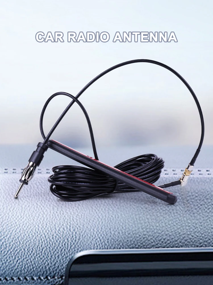 High Gain DAB Digital Radio FM Patch Antenna Universal Auto Car Vehicle Boat RV Marine Radio Enhance Device