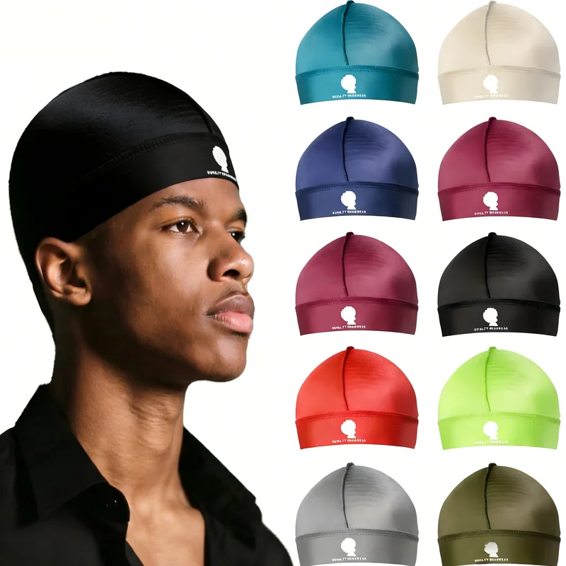 High Quality Spandex Wave Cap for 360/540/720 Waves - Adjustable Snap-Fit Wedding & Swim Cap, Dreadlock/Durag Style Hair, Hand Washable, Wedding/Party/Beach Accessory (Fits All Sizes)