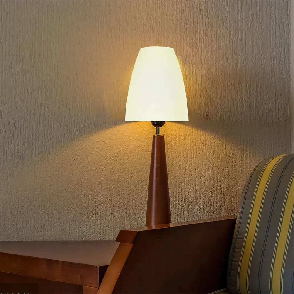 

4Pcs White Plastic Flat Mouth Lampshade E14 Lamp Shade Replacement Versatile for Ceiling Hanging Table Floor Lamps Lampshades