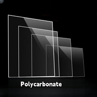Transparent Polycarbonate Sheet Thin Plastic Plate 0.3 0.5 0.8 1 1.2 1.5mm