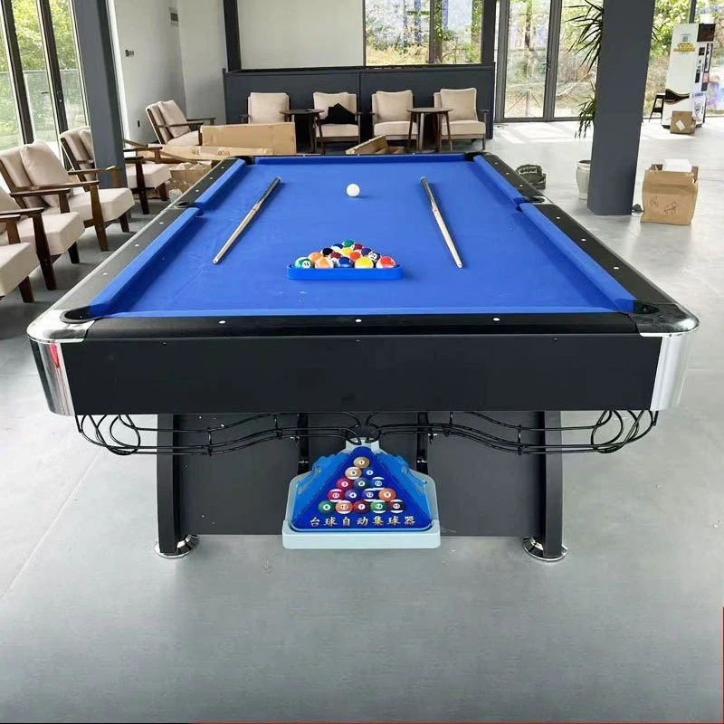 Billiard table Automatic return Standard adult American billiard table Indoor household black eight marble multi-function