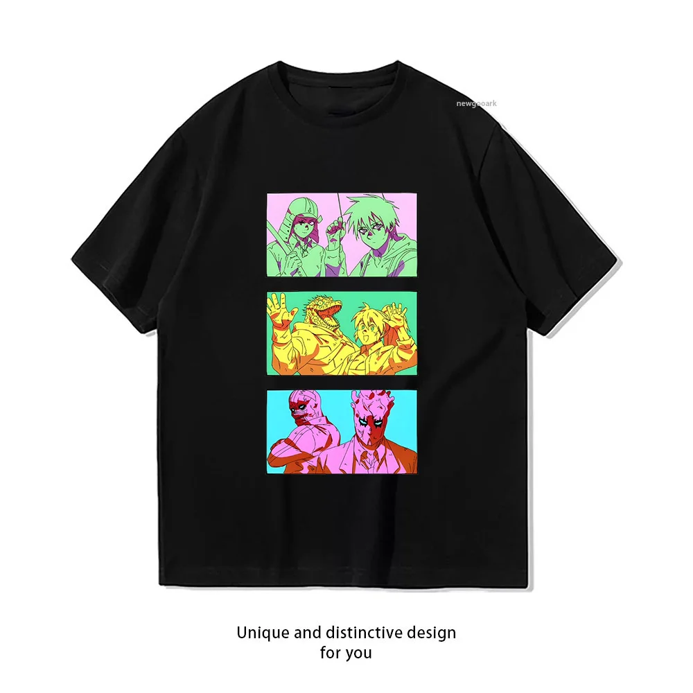 Dorohedoro Cast shirt woman man Casual cotton printed t shirts Adult streetwear camisetas tops tee Otaku Anime
