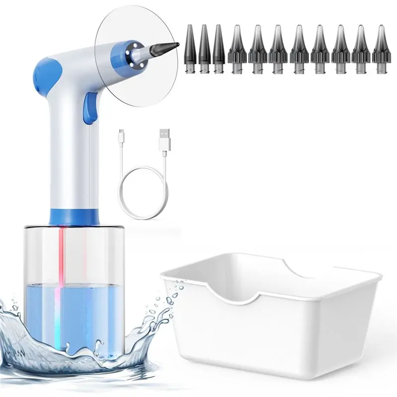 ABIT Ear Wax Removal Kit Electric Ear Wax Removal Tool With Water Temperature Sensor Ear Cleaner With Light Safe And Effective