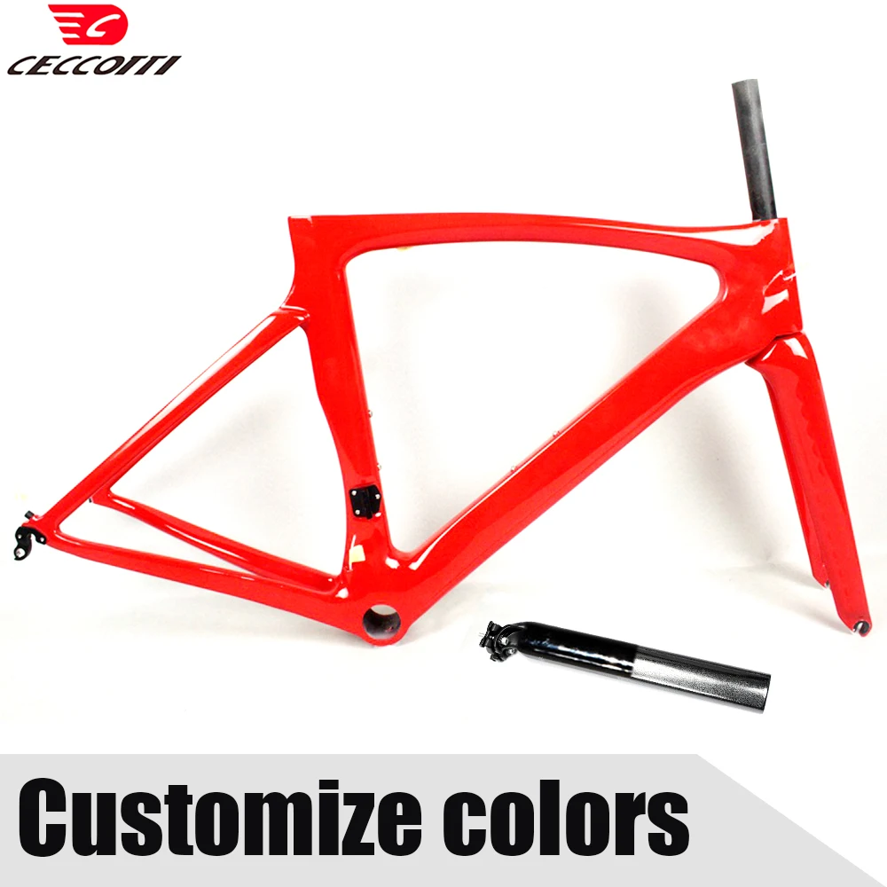 

Carbon Road Bike Frame, Bicycle Frameset, Order Color for 700C Frame, Factory Price 2Year Warranty