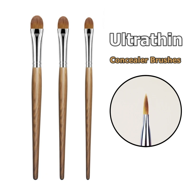 Platte concealerborstels Make-upset Synthetisch haar Professionele concealer Cosmetische borstel Blending Beauty Make-up tools