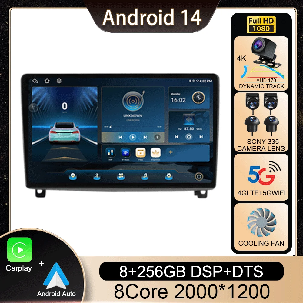 

Android 14 Carplay Auto For Peugeot 407 1 2004-2011 Car Radio Multimedia Video Player Monitor Navigation GPS Autoradio Stereo BT