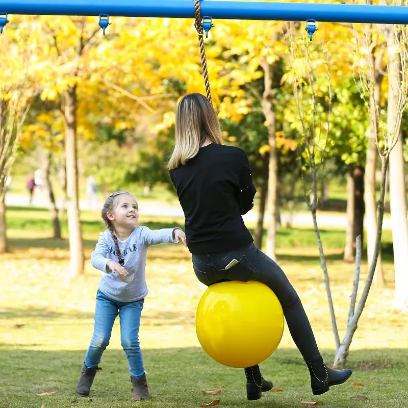 Swing แขวนเก้าอี้ Ball Swing ที่นั่ง Backyardswings เด็กวัยหัดเดินกลางแจ้งเด็ก Hammock Playset Inflatable Ball Swing