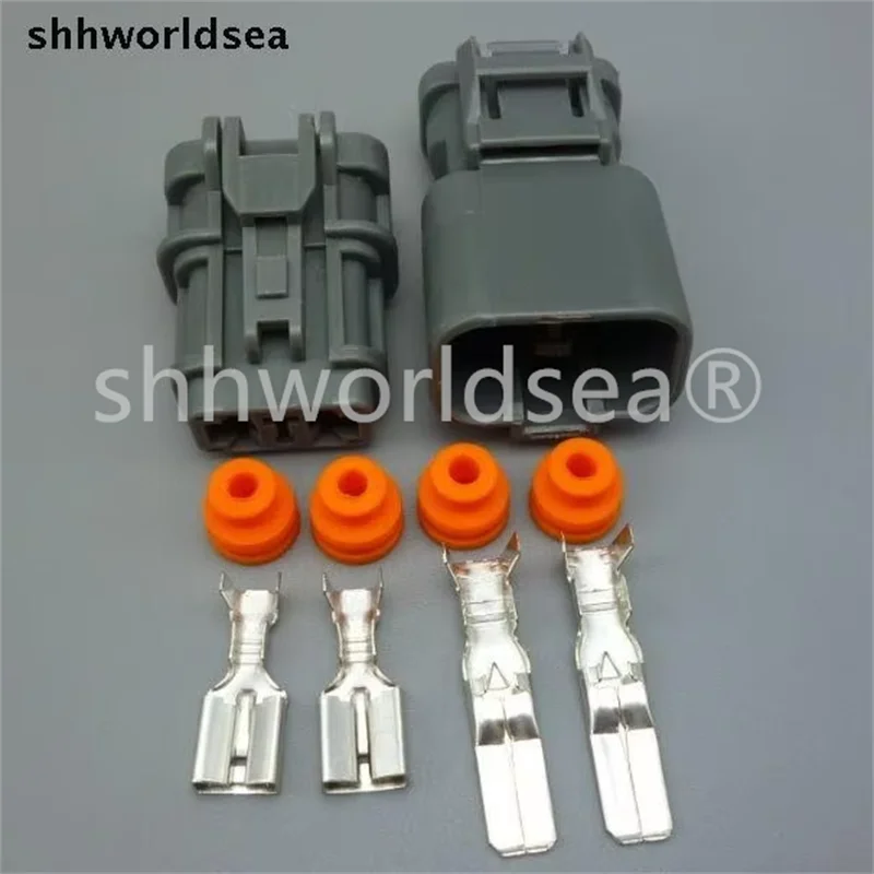 Shhworldsea 2 pin car waterproof electrical socket OBD1 Distributor  2P Connector plug For Honda Distributor Plug (92-95)