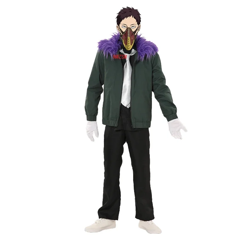 Anime Boku no Hero Academia Overhaul Chisaki Kai Cosplay Costume My Hero Academia Men Women Uniform  Jacket  Wig