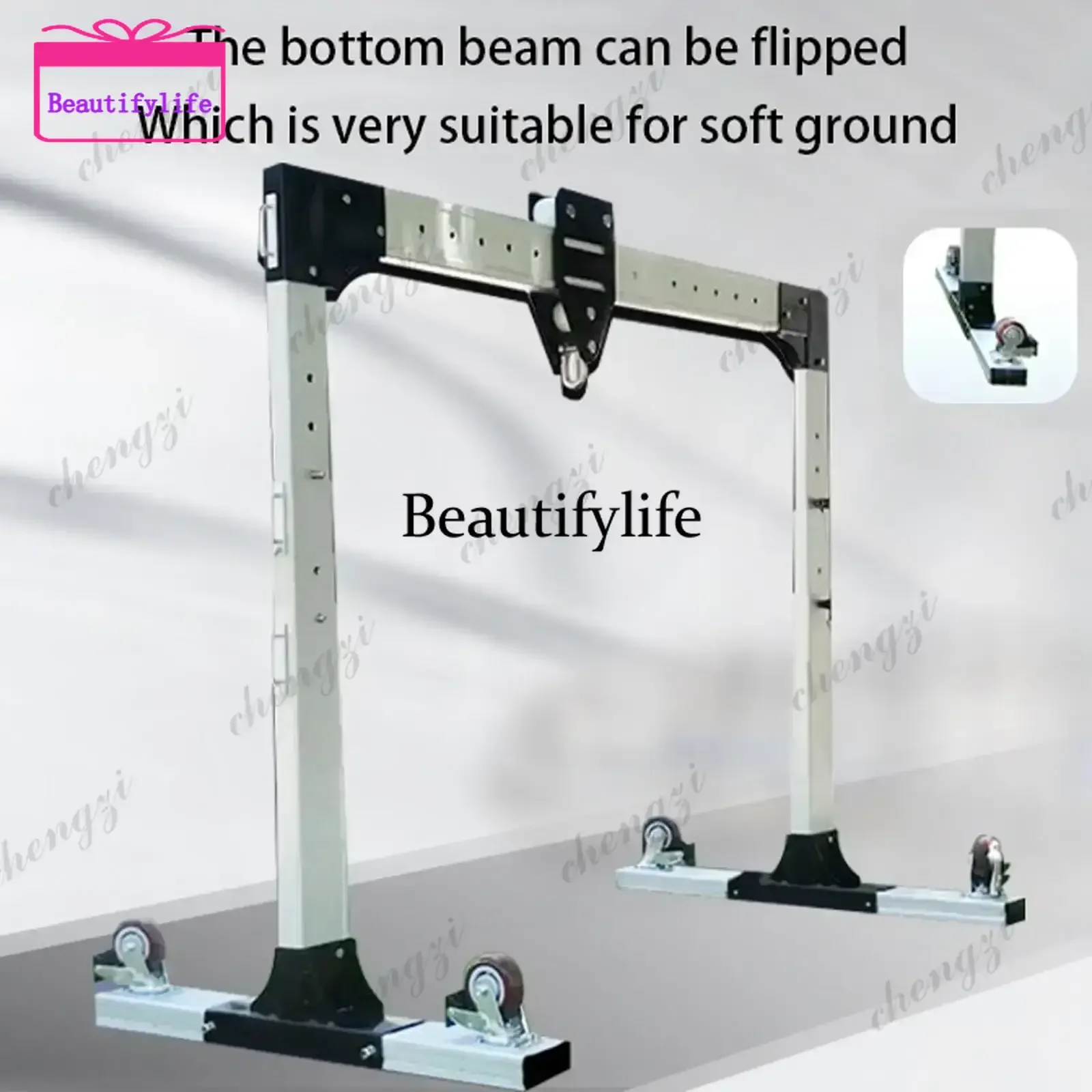 

A55 Aluminum Portable Gantry Crane with Height/Width Adjustment Shop Lift Suitable for Challenging Terrain and Confined Spaces