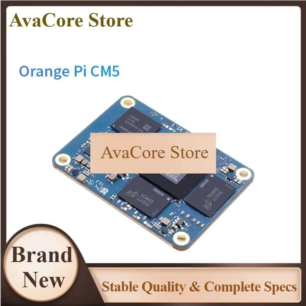 AvaCoreOrange Pi CM5 4GB RAM 32GB EMMC DDR4 Rockchip RK3588S Compute Module 5 WiFi Bluetooth BLE OrangePi CM5 Core Development B