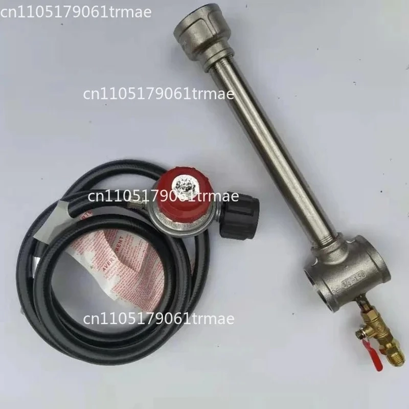 Stainless Steel Burner Plus Pressure Reducing Valve Suitable for Metal Forging Furnace Smelting