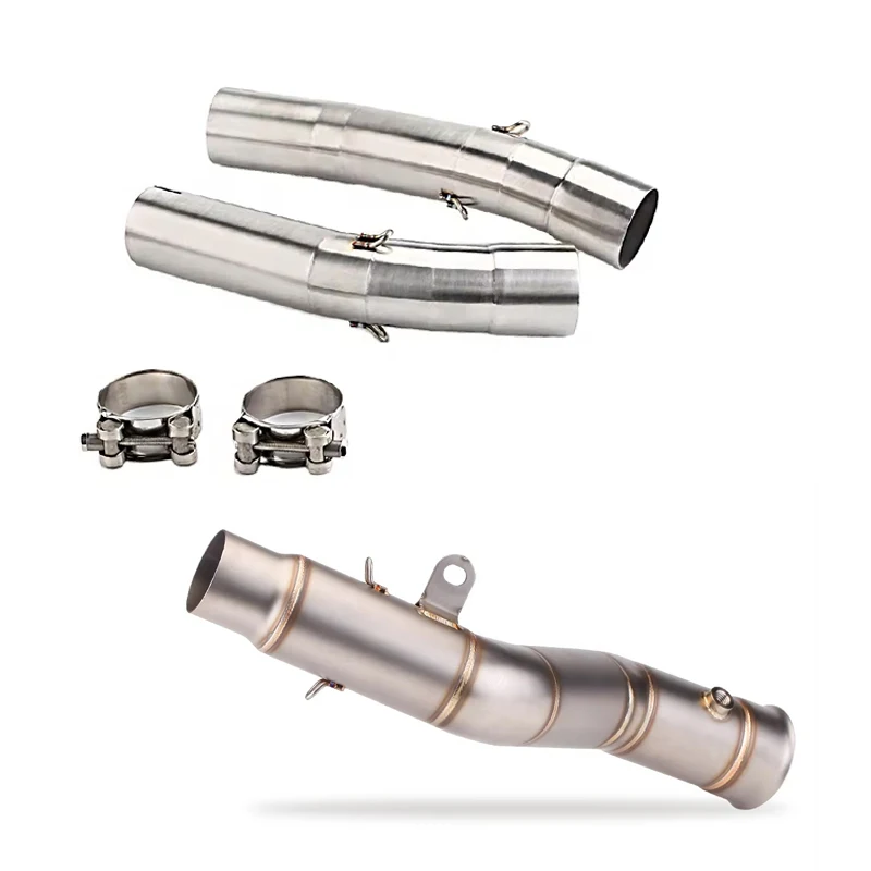Hot Sale Exhaust Motorcycle Exhaust Middle Link Pip Slip-on For Yamaha YZF-R1 2004 2005 2006 2007 2008 2009 2010 2011 2012-2014 view 5