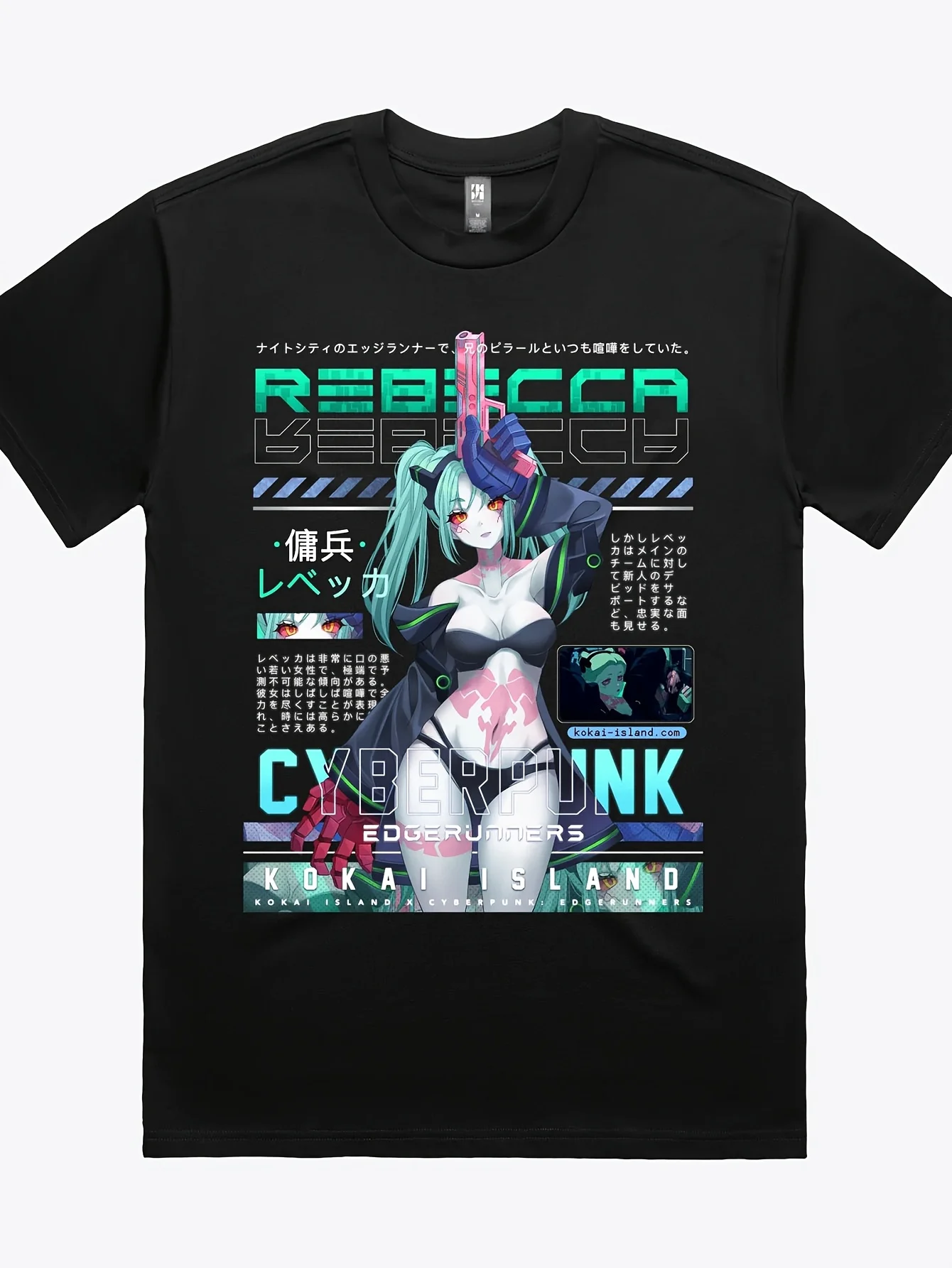 Cyber Edgerunners Lucy Anime T-Shirt Runners Manga Gift Graphic Tee All Size
