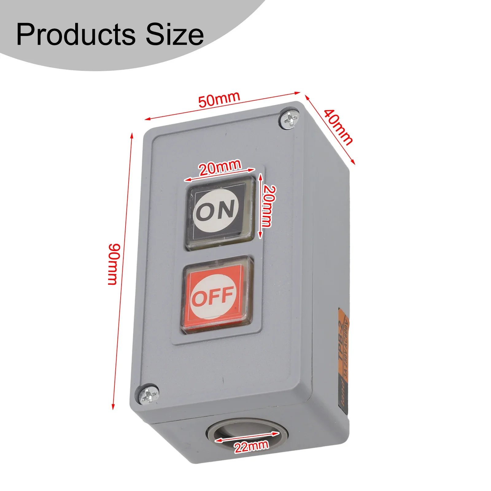 1pc TPB-2/TPB-3 Reset Power Button For Gate And Door Opener Three Position Control Button For Commercial Garage Door Opener
