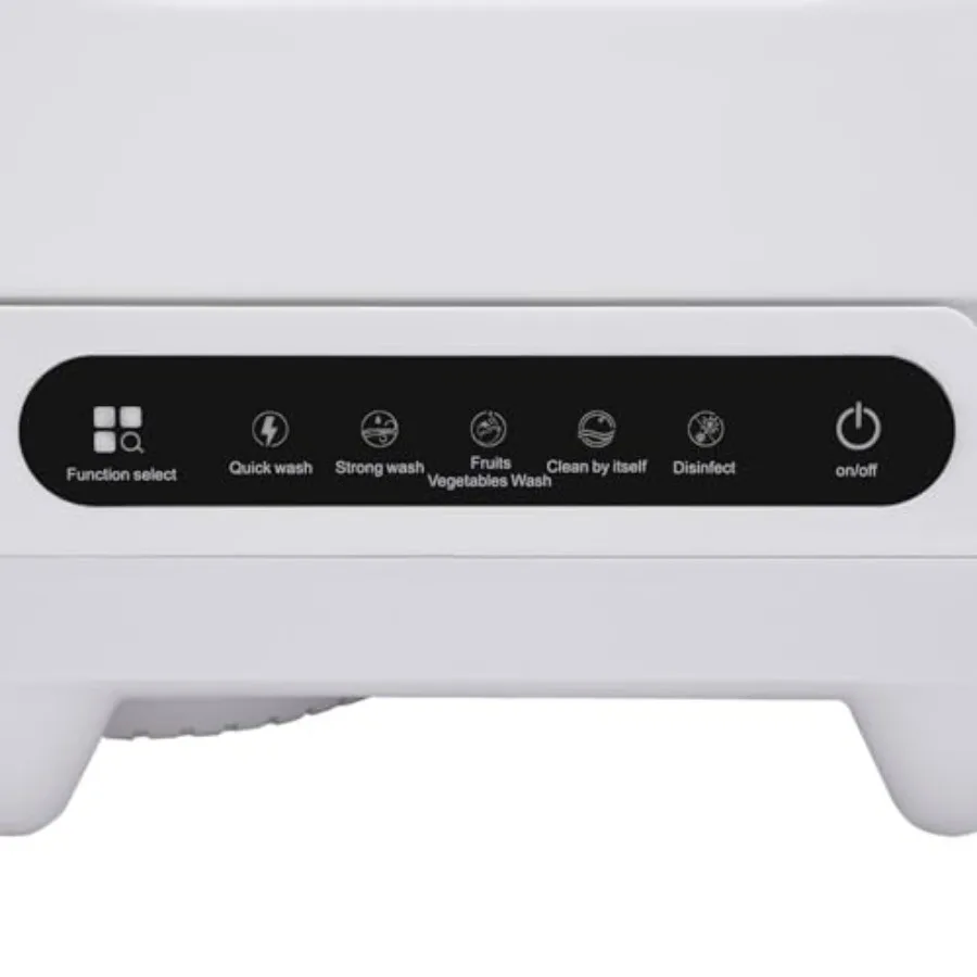 غسالة أطباق مدمجة 110 فولت مع بخاخ تلقائي 360 درجة وقوة 1200 وات للتنظيف الفعال في المطابخ الصغيرة 5 غسيل