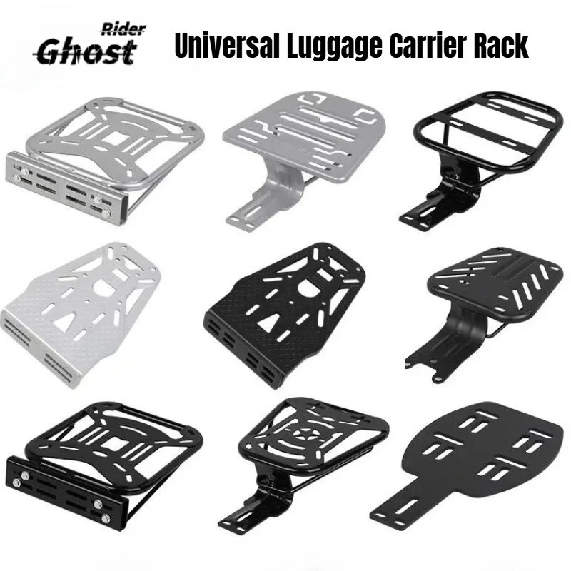 

Universal Luggage Carrier Rack Motorcycle Cargo Storage Tail Box Support Bracket Electric Bike Trunk Fixed Cargo