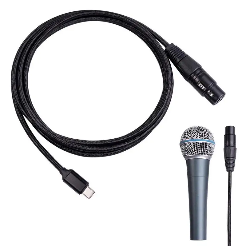 Audio Data Cable Type C To XLR Connector Adapter Audio Data Cable Built-in High-end Chip Delicate Design Durable Audio Cable For