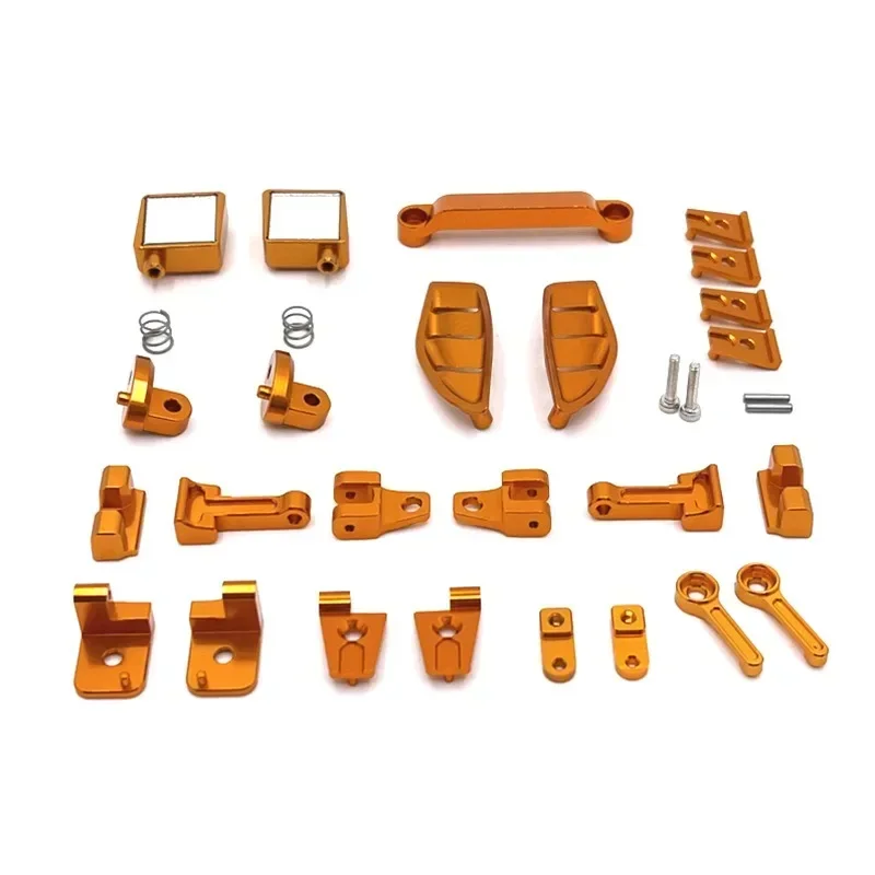 Ekskluzywna metalowa dekoracja karoserii 41g z aluminium 6061 do tuningu i modyfikacji, dedykowana do samochodów RC MJX 1/12 H12Y/H12Y+.