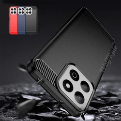 For Huawei Honor X7C Case Cover Honor X7C Capas Shockproof Armor Phone Back Coque Bumper Soft TPU Carbon Fiber Cover Honor X7C