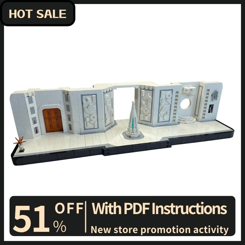 

New 1827Pcs Famous Star Battle Movie Moc Cloud City Diorama Model Building Blocks Diy Creative Ideas Kids Toys Birthday Gifts