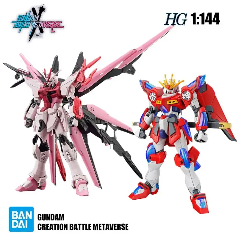 HOT Bandai Anime New Mobile Suit Gundam Set Creative Build Metaverse Hg1/144 Assembly Plastic Model Kit Action Toys Figures Gift