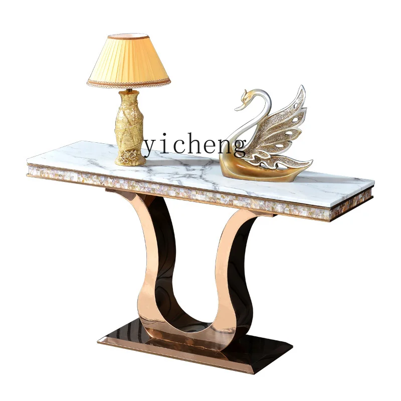 ZK  entrance table against the wall light luxury entrance platform modern simple corridor aisle feng shui end platform